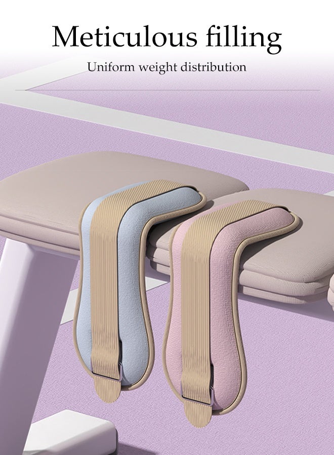 DUNISO طقم أوزان رملية قابل للتعديل 2 قطعة لتدريب القوة مع حزام للأذرع والساقين (0.75 كجم × 2) - Image 3