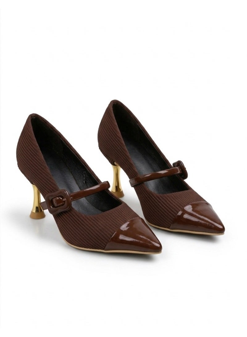Vbranda Elegant pointed-toe heels designed with a refined silhouette C-87 - Image 1