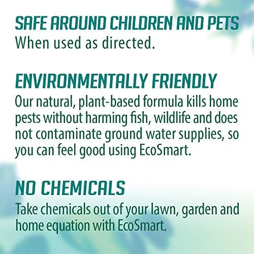 Ecosmart إيكو سمارت طبيعي، مبيد آفات منزلي نباتي داخلي/خارجي، زجاجة جاهزة للرذاذ سعة 24 أونصة - Image 3