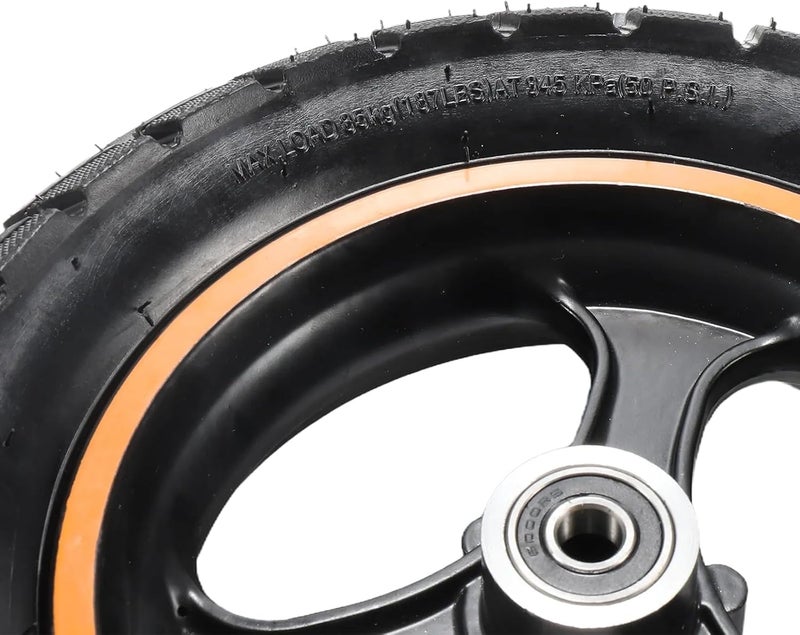 HTBCCHB 80/65-6 Electric Scooter Tire with Aluminium Hub - 10 Inch Replacement Pneumatic Tyres - Image 3
