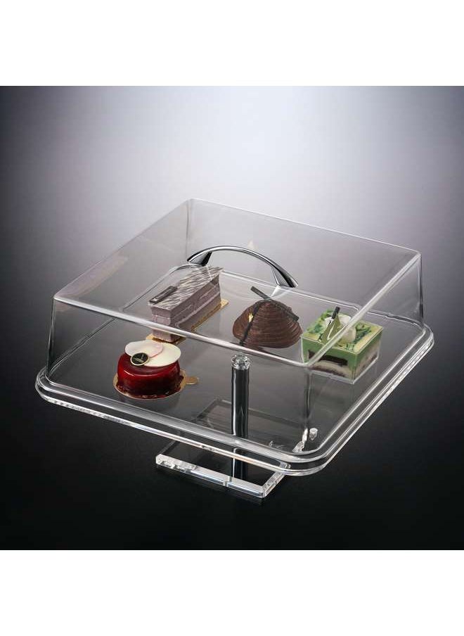 Acrylic Square Cake Stand w/ Cover L - pzsku/Z7D4812B36139CA09ABC8Z/45/_/1678110226/fe71d7f2-7804-4d0e-af66-9af0feac4fdb