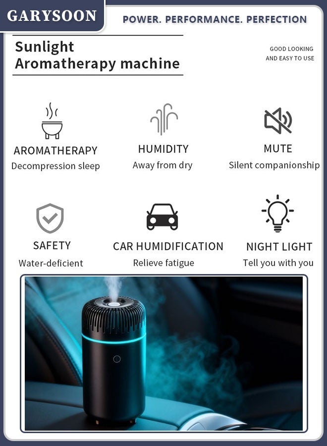 Garysoon Car Air Freshener Humidifier, USB-Powered, Essential Oil Diffuser, Mini Portable Air Freshener, Suitable for Cars, Homes, Offices, and Bedrooms. - Image 3