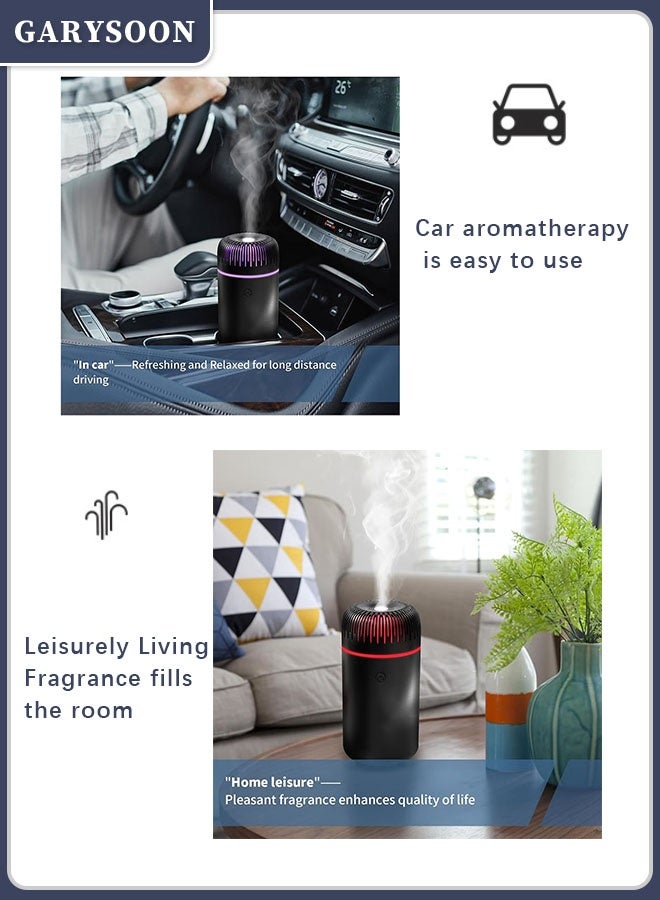 Garysoon Car Air Freshener Humidifier, USB-Powered, Essential Oil Diffuser, Mini Portable Air Freshener, Suitable for Cars, Homes, Offices, and Bedrooms. - Image 4