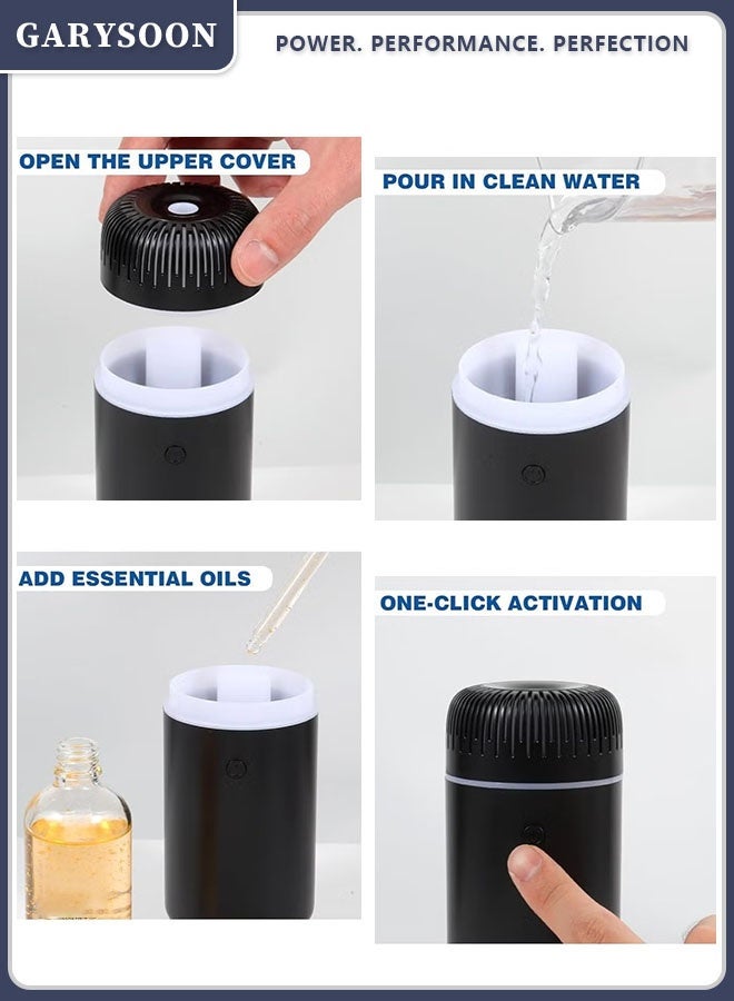 Garysoon Car Air Freshener Humidifier, USB-Powered, Essential Oil Diffuser, Mini Portable Air Freshener, Suitable for Cars, Homes, Offices, and Bedrooms. - Image 2