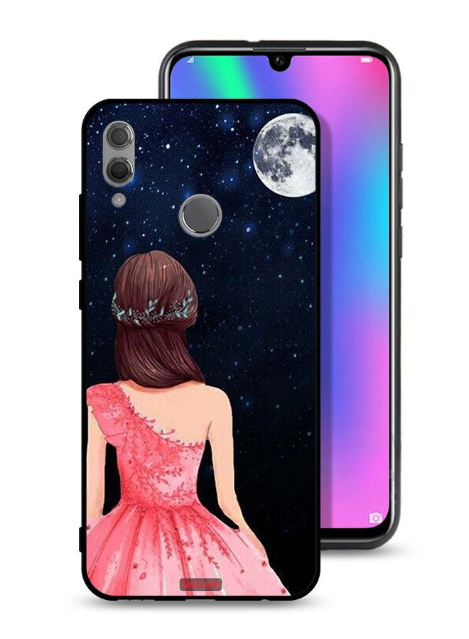Tolwak Honor 10 Lite Protective Case Cover Girl And Moon Art - Image 1