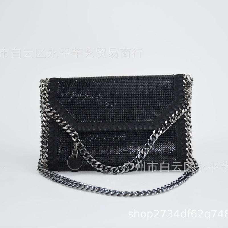 Women'S Bag Stella Chain Bag Diamond Bag Fashion Niche Clutch All-Match Shoulder Bag Messenger Bag - Image 1
