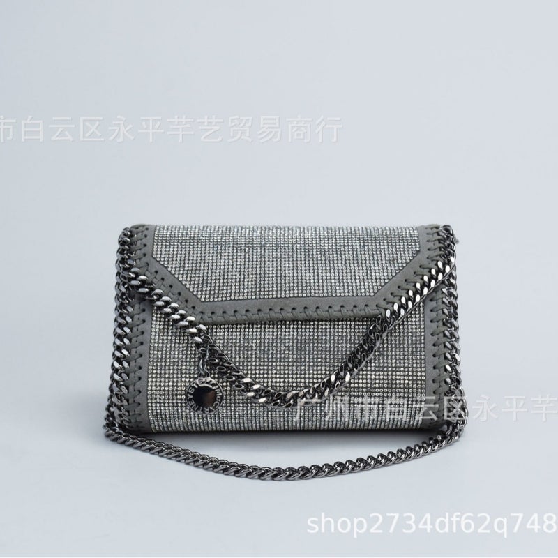Women'S Bag Stella Chain Bag Diamond Bag Fashion Niche Clutch All-Match Shoulder Bag Messenger Bag - Image 3