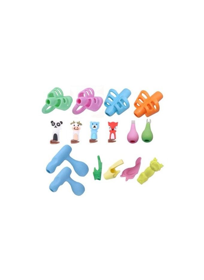 Generic Pencil Grips 16 Pieces Random Color  - Image 2