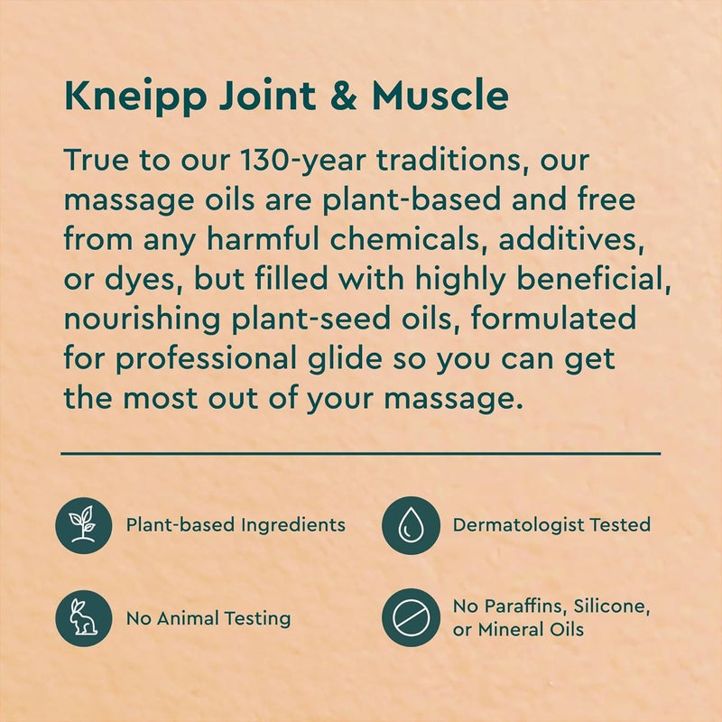 Kneipp زيت تدليك أركيكا لآلام المفاصل والعضلات 34 أونصة سائلة جيد للمفاصل المؤلمة والعضلات المتعبة نباتي - Image 5
