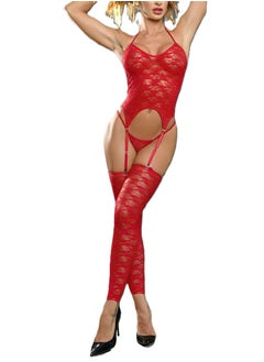Generic Lingreie Valentine's Day Bodysotcking Open Crtoch  - Image 1
