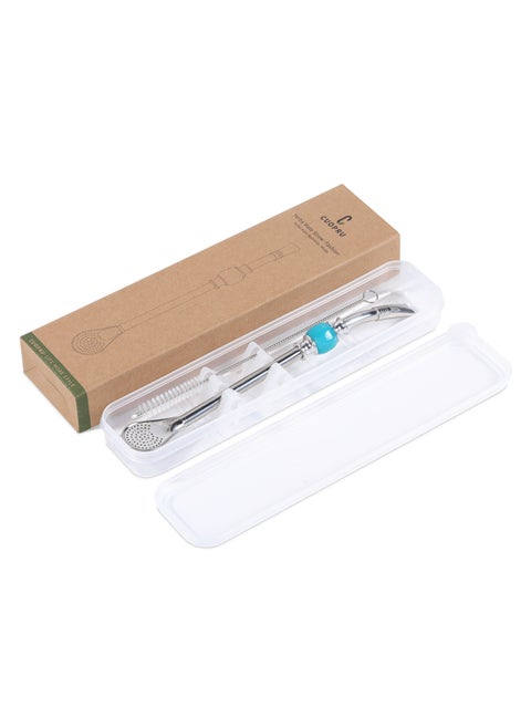 Yerba Mate Tea Bombilla Reusable Straw