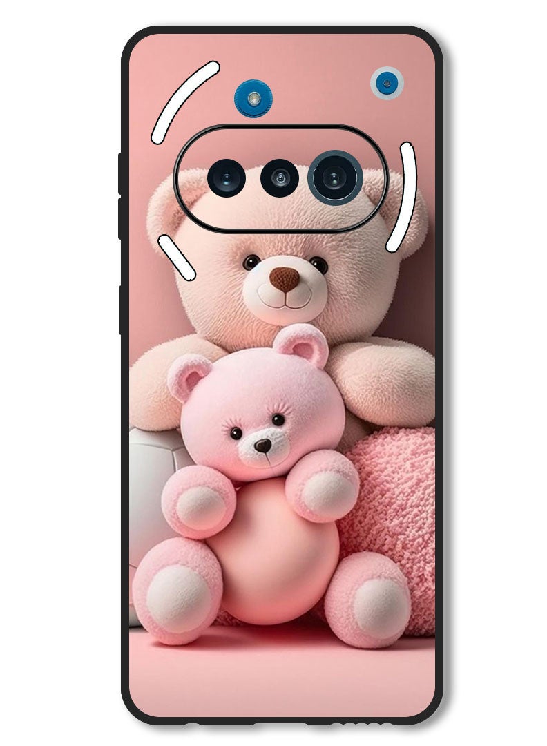 Theodor Case Compatible with Nothing Phone 3a Protection Shockproof Bumper Cover Teddies - Image 1