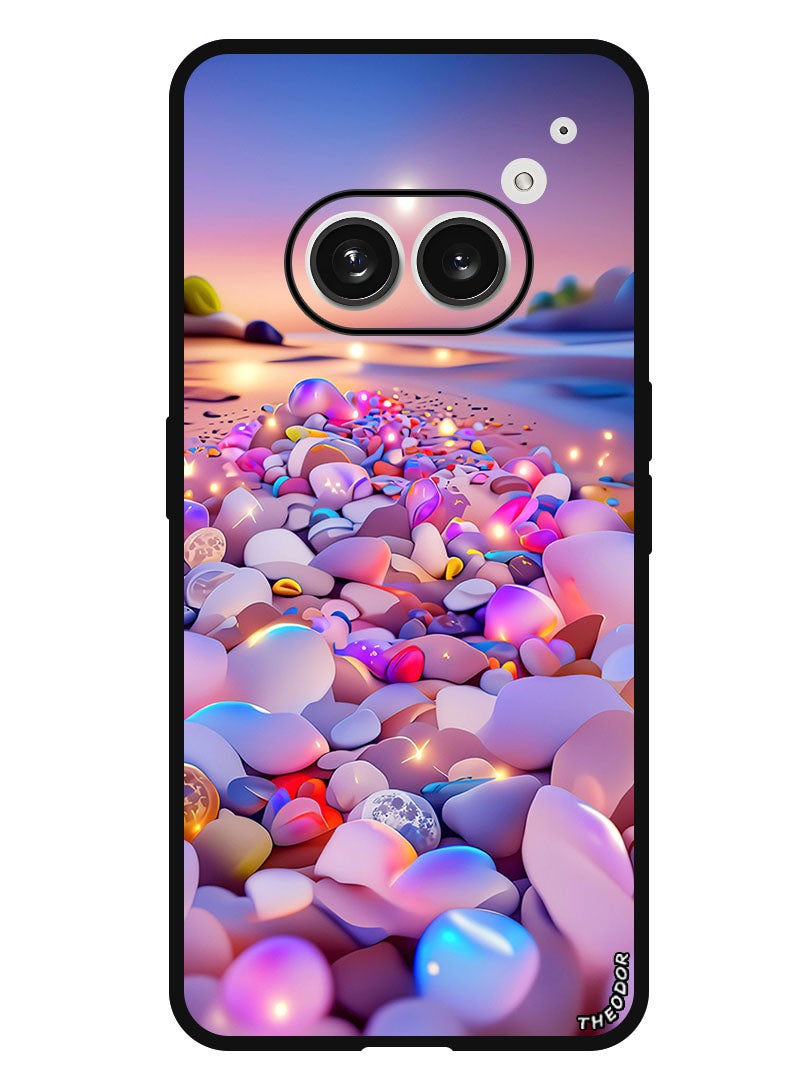 Theodor Protective Case Anti Scratch Shock Proof Bumper Cover For Nothing Phone (2a) Glow Stones 3 - Image 1