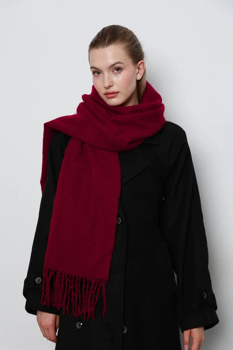 Bahels Imported Puffy Cherry Scarf Shawl Shoulder Shawl