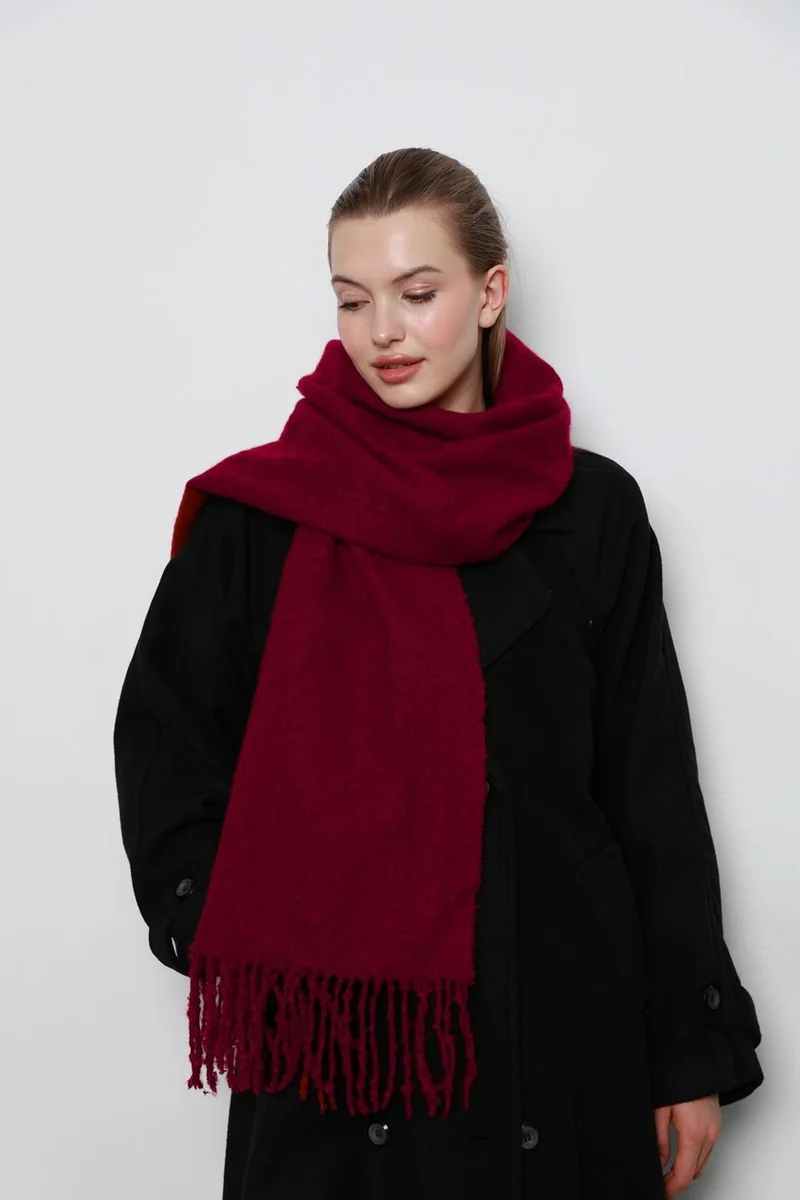 Bahels Imported Puffy Cherry Scarf Shawl Shoulder Shawl