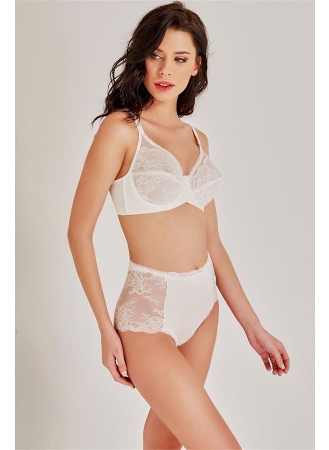 Magic Form 6689 Lace Hollow Contouring Bra - Ecru  - Image 3