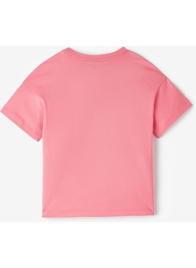 جون تيشيرت بناتي يونيكورن سيكوينز وردي - Image 2