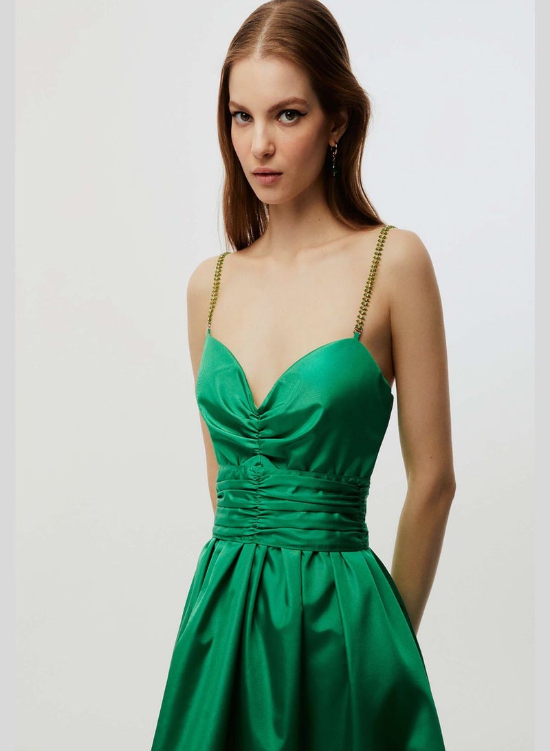 Nocturne Strap Ruched Detail Dress - Image 3