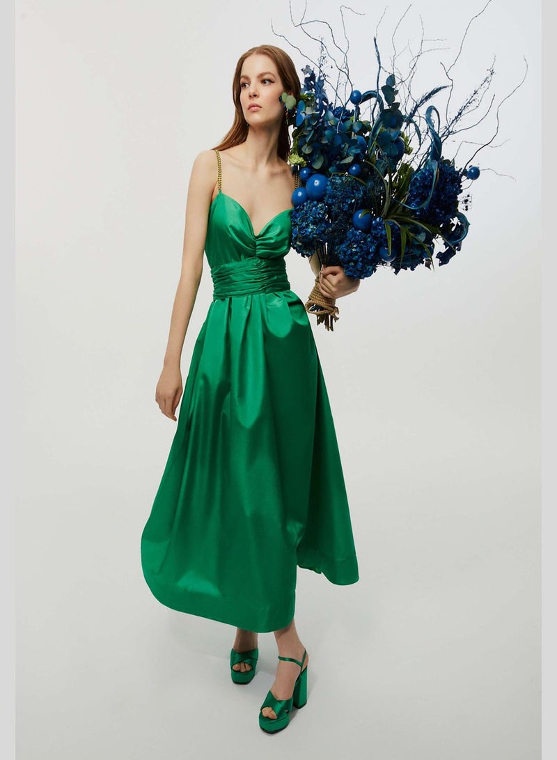 Nocturne Strap Ruched Detail Dress - Image 4