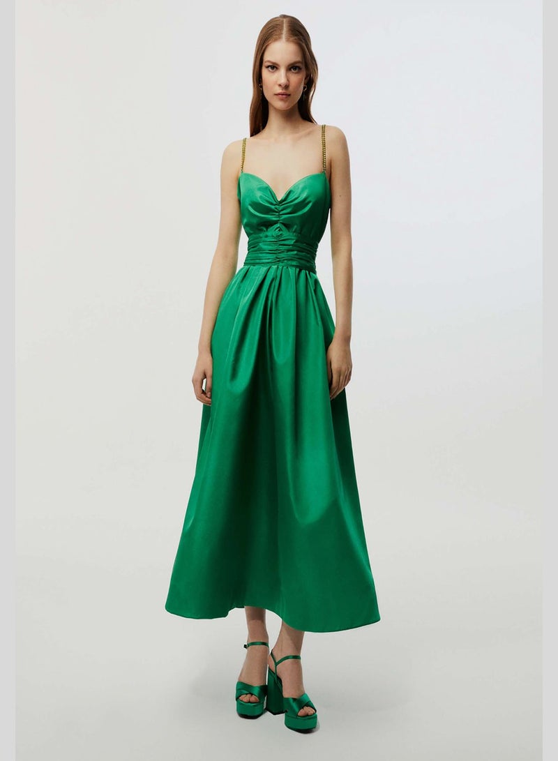 Nocturne Strap Ruched Detail Dress - Image 1