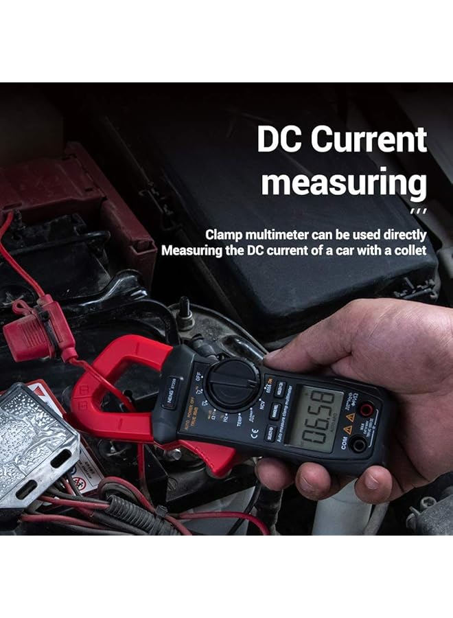 St209 Digital Multimeter Clamp Meter 6000 Counts True Rms Amp Dc/Ac Current Clamp Tester Meters Voltmeter Auto Ranging Lcd Display - Image 4