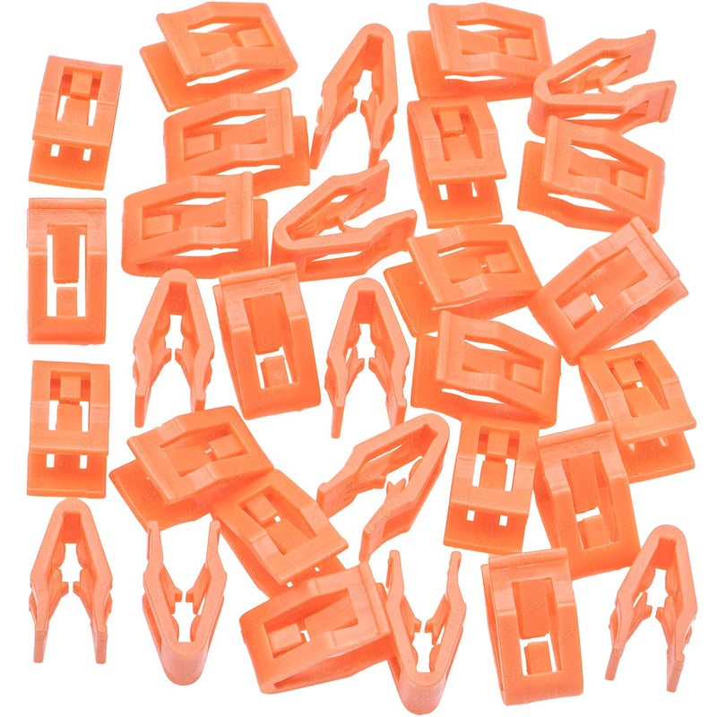 Rexka 30pcs Center Console Radio DVD Dash Panel Switch Bezel Clip Body Trim Retainer Compatible with Ford Mercury Mustang Edge Escape Expedition F-150 Explorer Jeep Dodge Challenger - Image 2