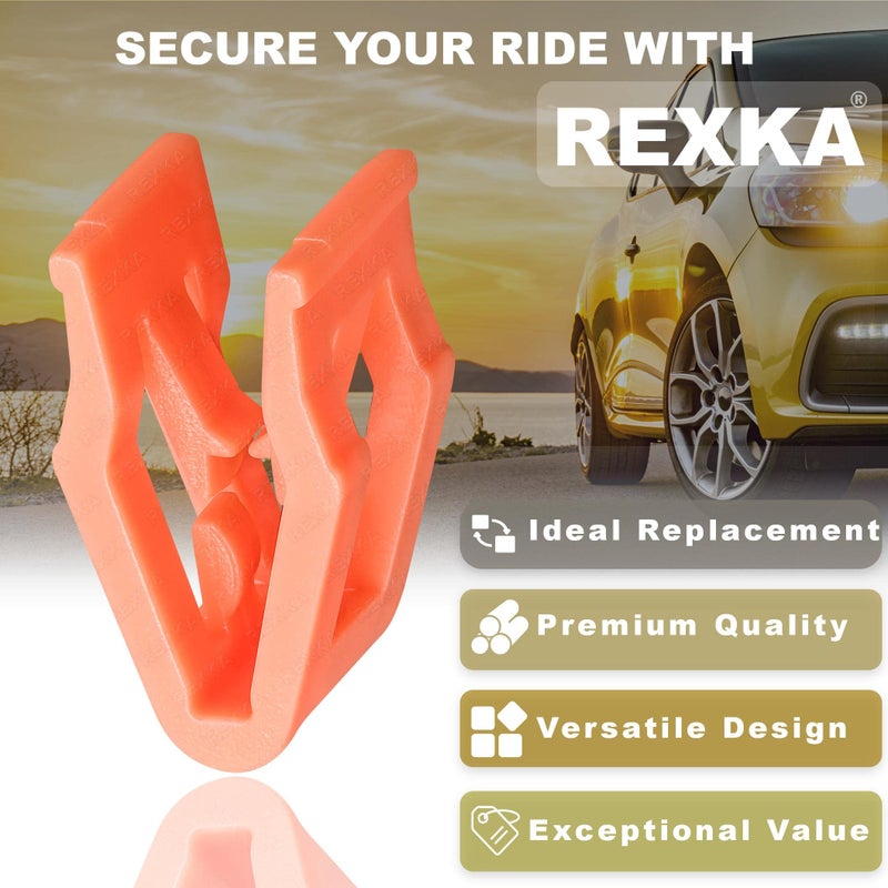 Rexka 30pcs Center Console Radio DVD Dash Panel Switch Bezel Clip Body Trim Retainer Compatible with Ford Mercury Mustang Edge Escape Expedition F-150 Explorer Jeep Dodge Challenger - Image 4