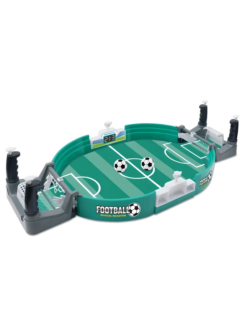 LIXADA Football Table Interactive Game, Mini Tabletop Soccer Game with 6 Balls, Table top Football Game Pinball for Indoor Game Room, Desktop Sports Board Game for Adults Kids Family Game, Gift for Kids Age 3+  - Image 1