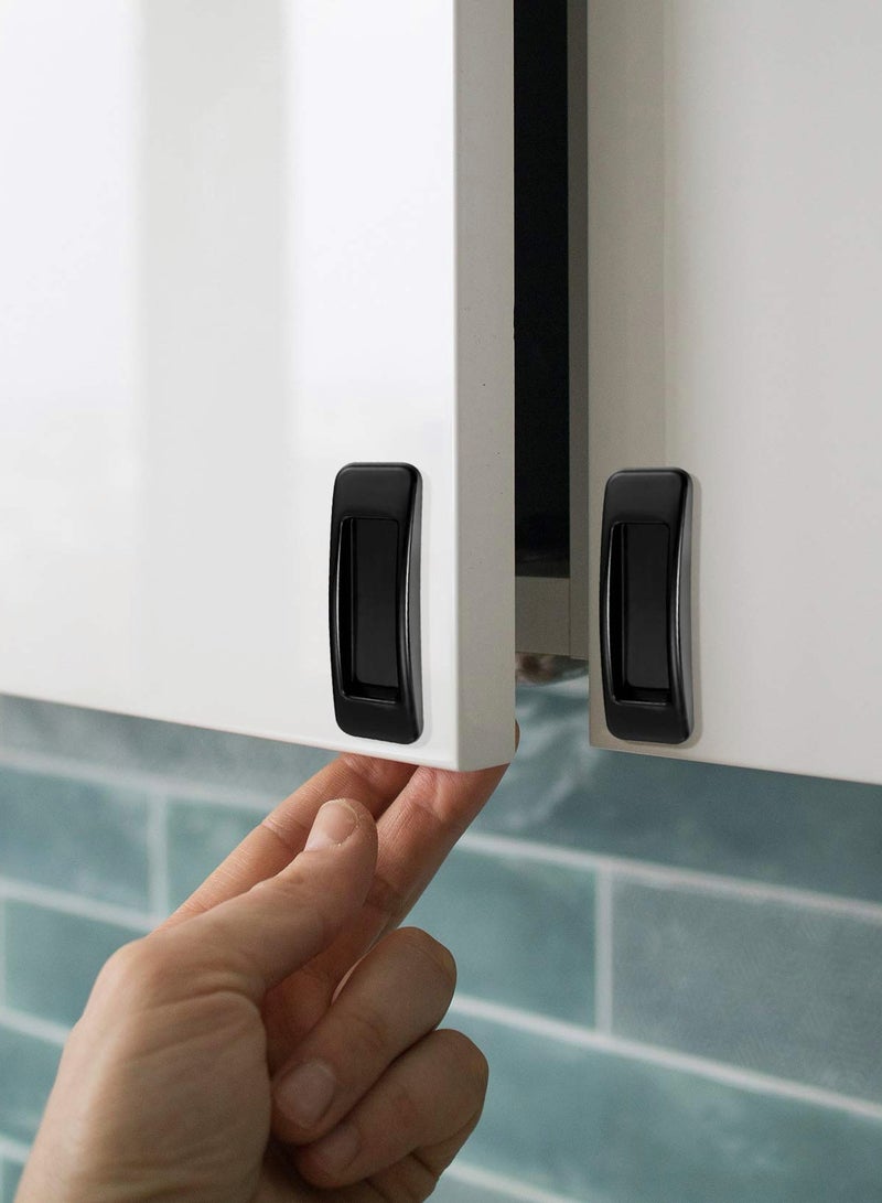 SOLARAE 4 pcs Self-Adhesive Handle for Kitchen Cabinet Door - Image 2
