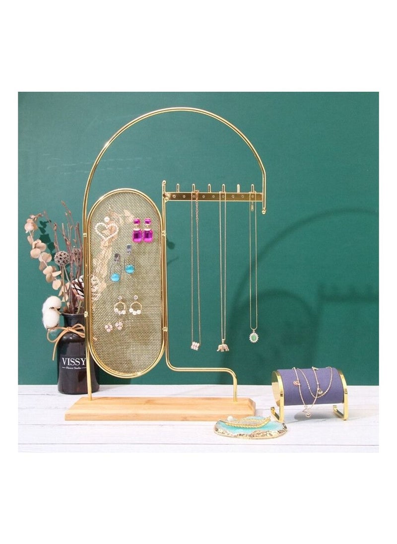 Generic - Earring Holder Organizer Display, Jewelry Display Stands for Shows, Mesh Design Necklace and Earring Display Stand - Image 1