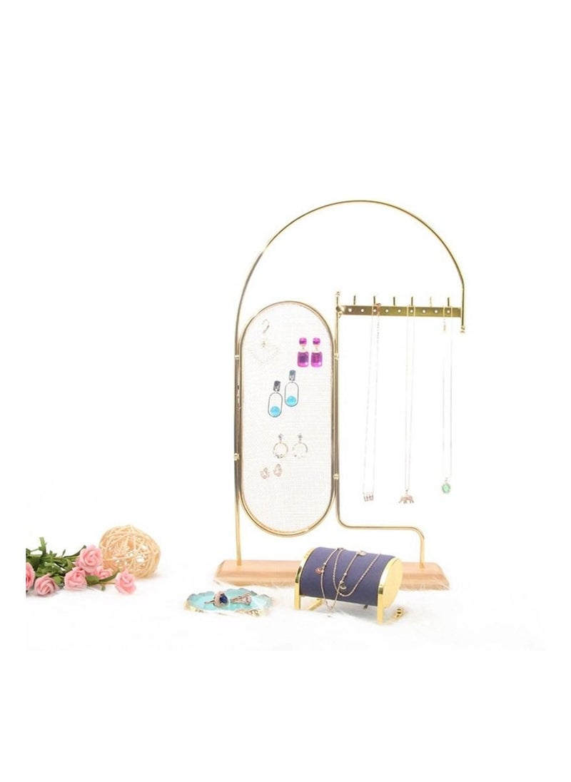Generic - Earring Holder Organizer Display, Jewelry Display Stands for Shows, Mesh Design Necklace and Earring Display Stand - Image 1