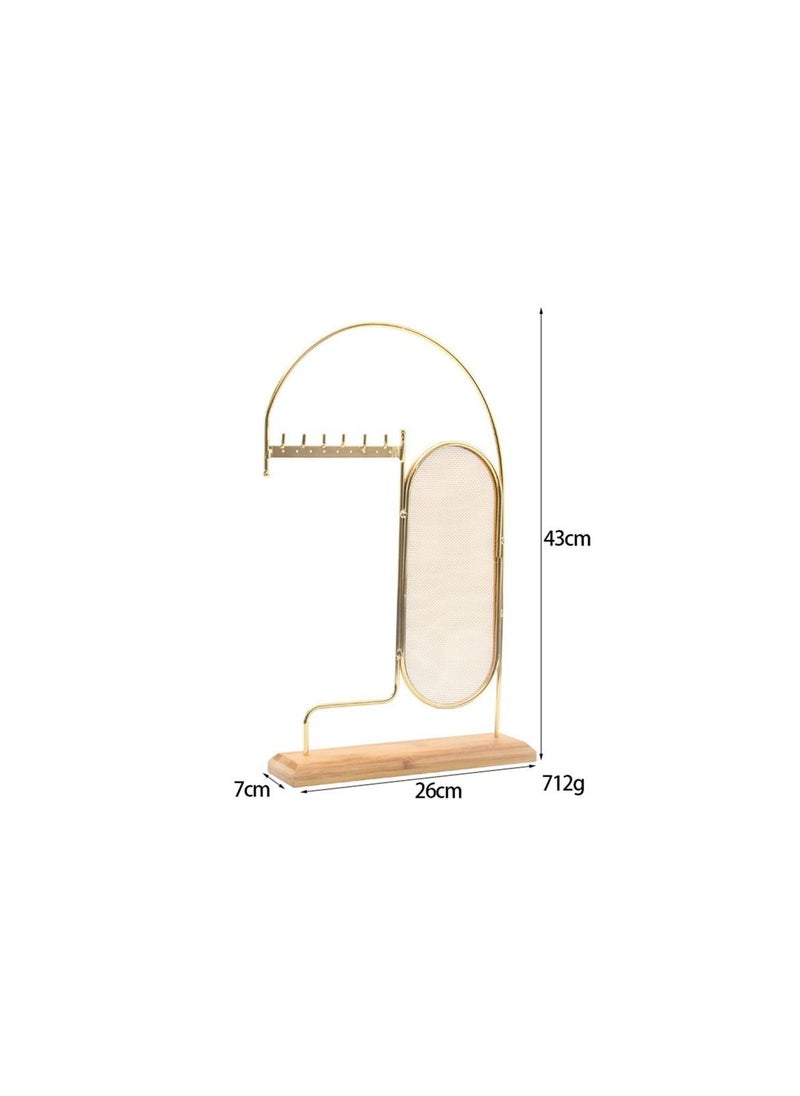 Generic - Earring Holder Organizer Display, Jewelry Display Stands for Shows, Mesh Design Necklace and Earring Display Stand - Image 1