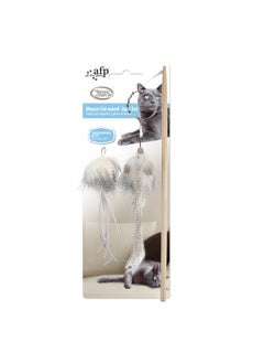 all for paws Classic Comfort Mouse Cat Wand Set  - Image 1