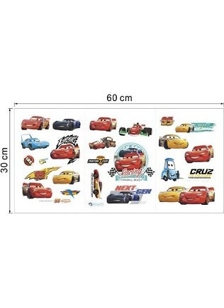 ZOOYOO Wall Sticker Cars Cars Movie Lightning 30 x 60 cm  - Image 3