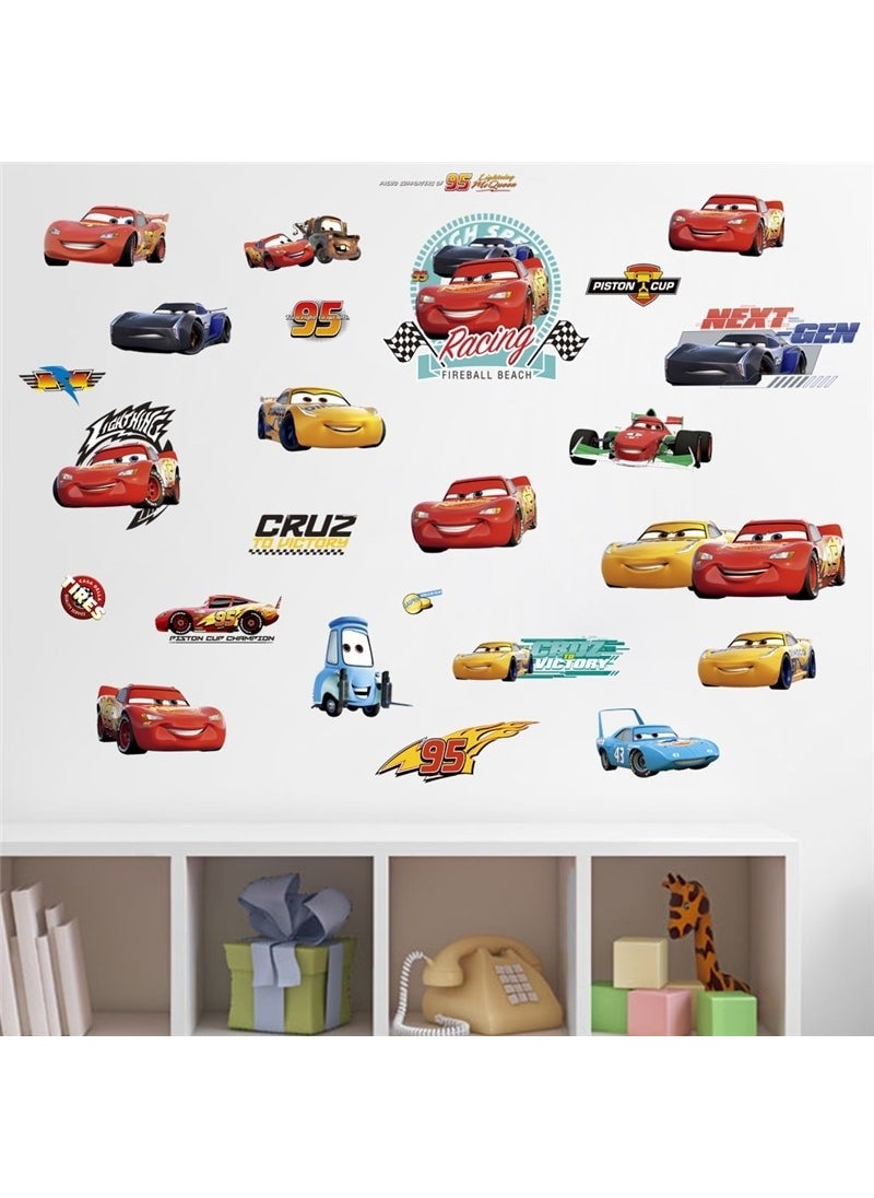 ZOOYOO Wall Sticker Cars Cars Movie Lightning 30 x 60 cm  - Image 2