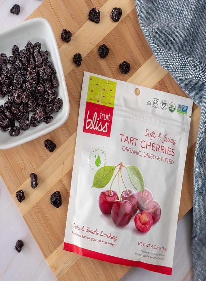FRUIT BLISS فواكه السعادة - كرز مجفف عضوي حامض - علبة من 6-4 أوقية - Image 3