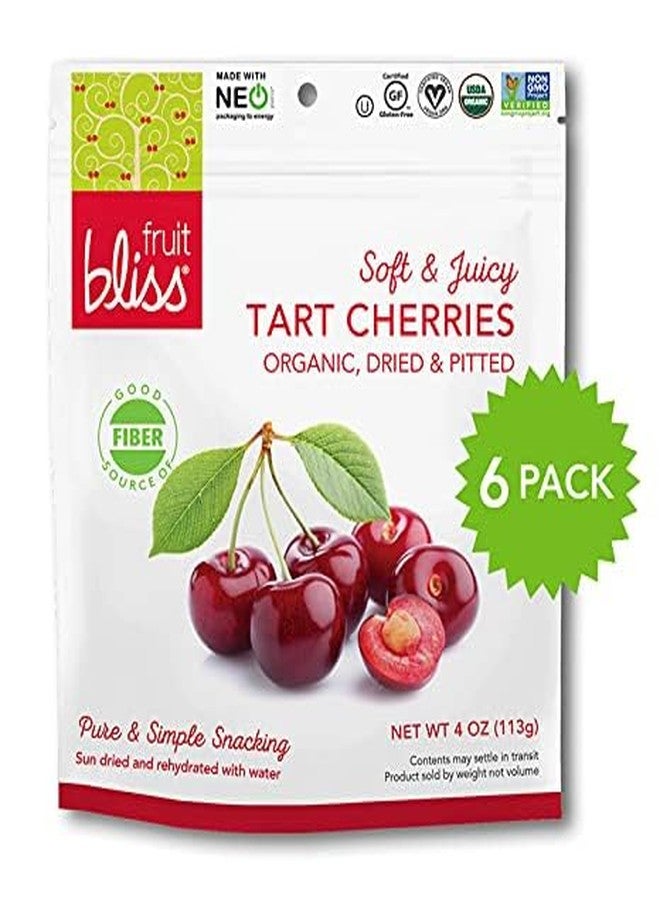 FRUIT BLISS فواكه السعادة - كرز مجفف عضوي حامض - علبة من 6-4 أوقية - Image 4