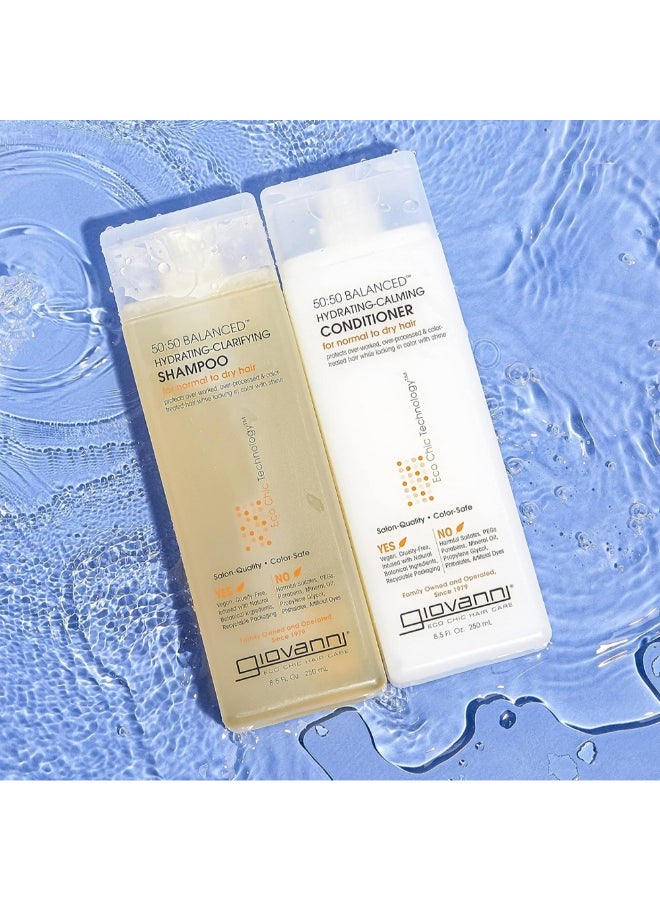 Giovanni 50:50 Balanced Hydrating-Calming Conditioner, For Normal To Dry Hair 250ml - Image 4