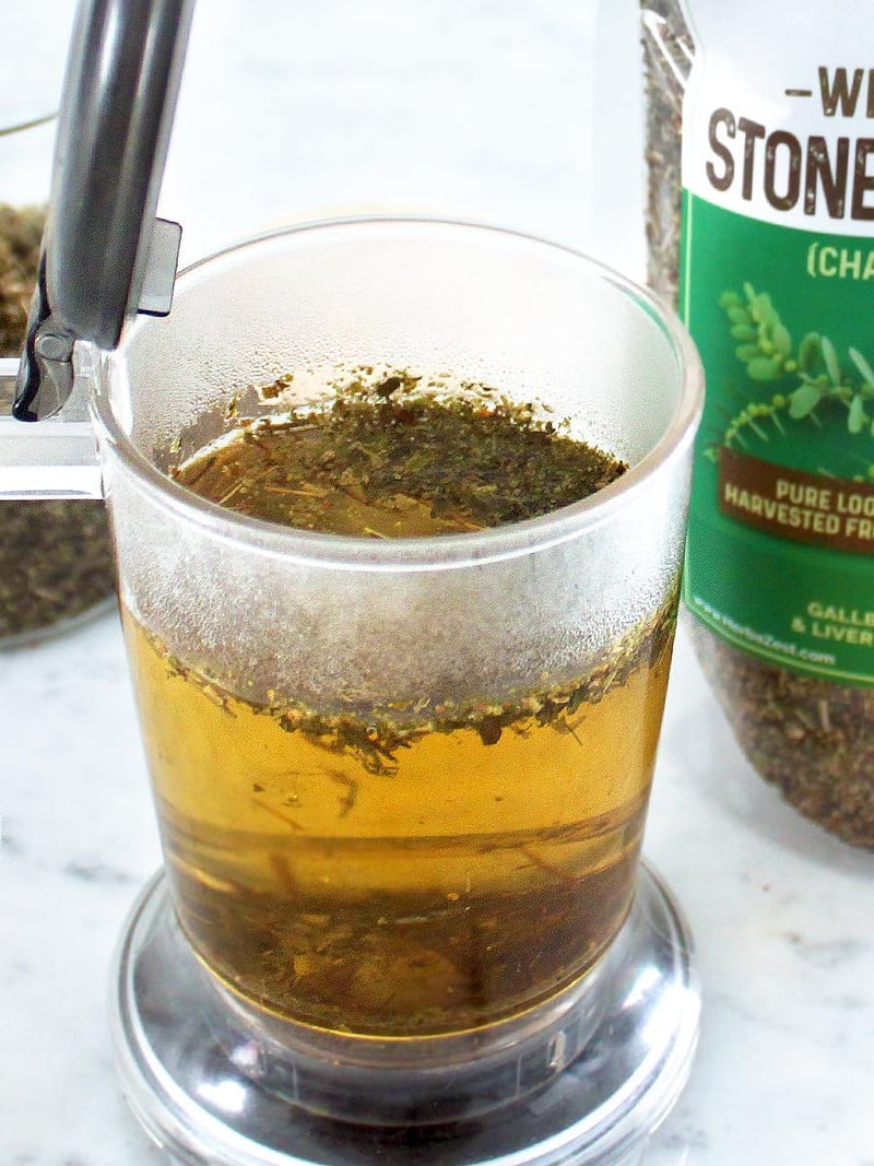 HerbaZest Wild-Crafted Chanca Piedra Tea - 8oz (225g) - 100% Pure Loose Leaves & Stems - Image 3
