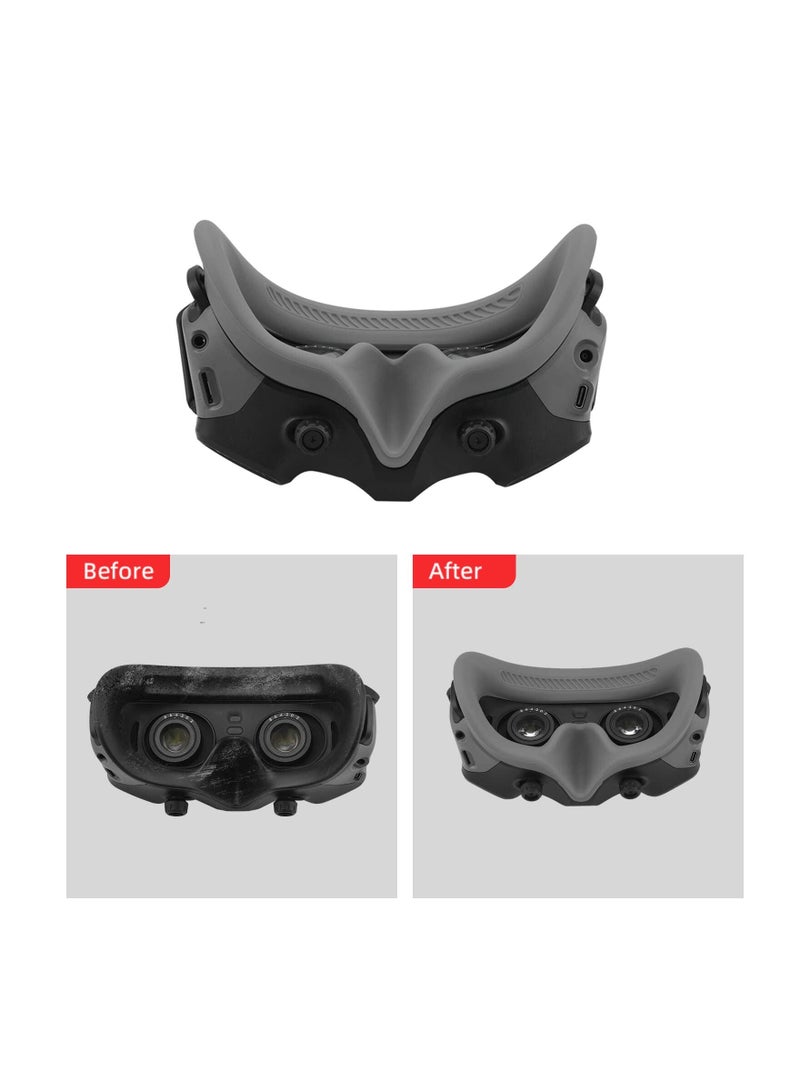 XiuWoo Silicone Eye Pad for DJI AVATA Goggles 2, Sweat-Proof Face Cushion Washable Padding Non-Slip Accessories 2 - Image 5
