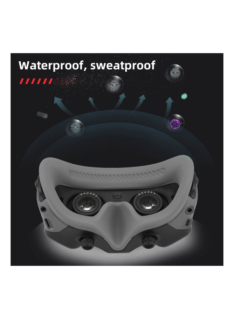 XiuWoo Silicone Eye Pad for DJI AVATA Goggles 2, Sweat-Proof Face Cushion Washable Padding Non-Slip Accessories 2 - Image 4