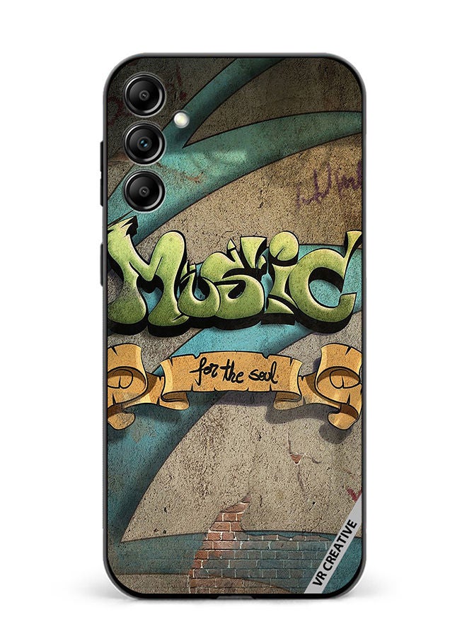 VR CREATIVE Protective Case Cover For Samsung Galaxy A34 Music For The Soul Design Multicolour - Image 1
