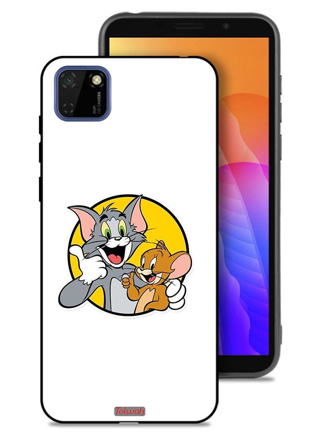 Tolwak Huawei Y5p Protective Case Cover Tom And Jerry - Image 1
