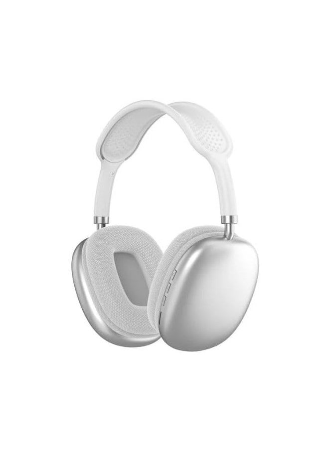 LIMITLESS P9 Wireless Bluetooth Headphones Physical Noise Reduction Headphones Stereo Sound for Phone PC Gaming Headset (WHITE)  - Image 1