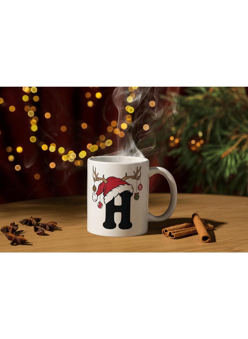 VoY Printed Christmas Ceramic Mug – Durable Coffee Cup, Perfect for Home, Office & Gifting – BB2838WY - Image 2