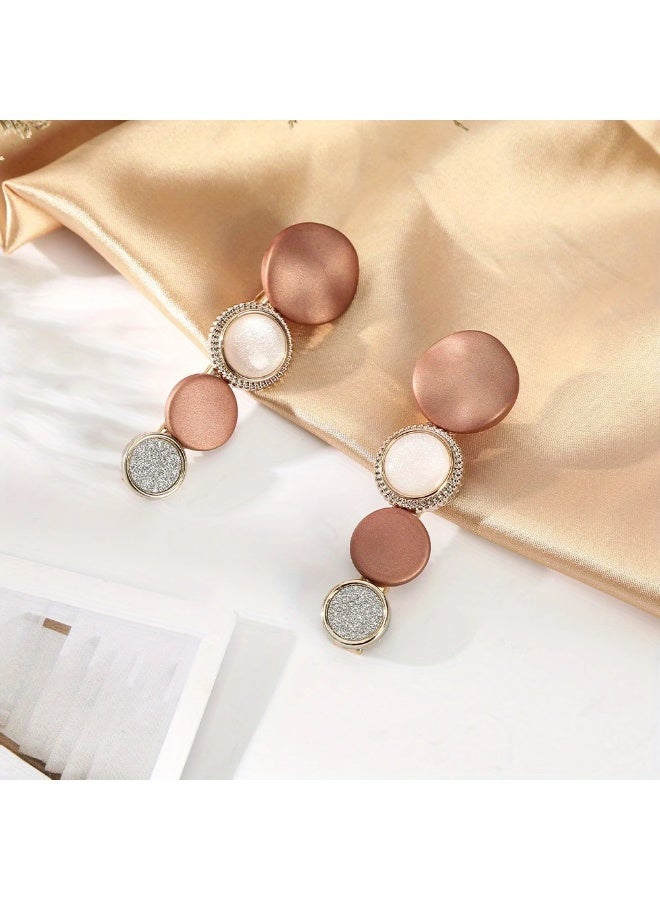 Goolsky Korea Beads Hairpin for Women Bangs Side Clip Fashion Back Of The Head Word Clip s Retro Hair Accessories - Image 1