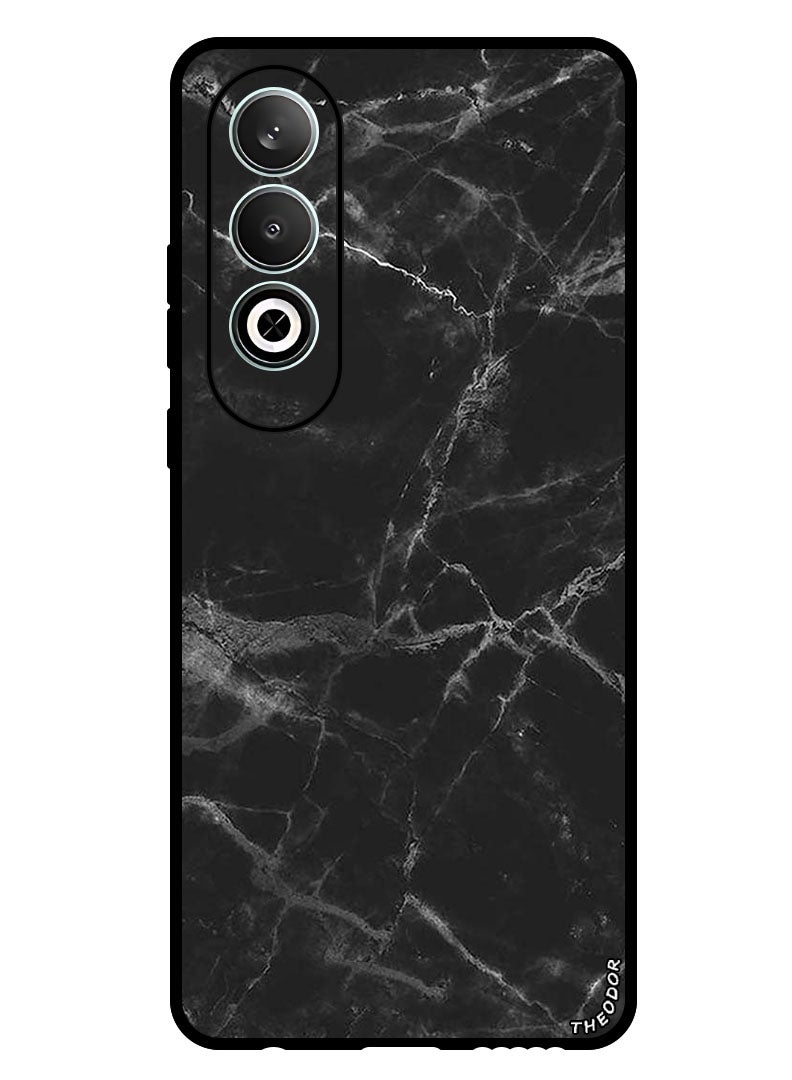 Theodor Protective Case Anti Scratch Shock Proof Bumper Cover For OnePlus Nord CE 4 Black Marble - Image 1