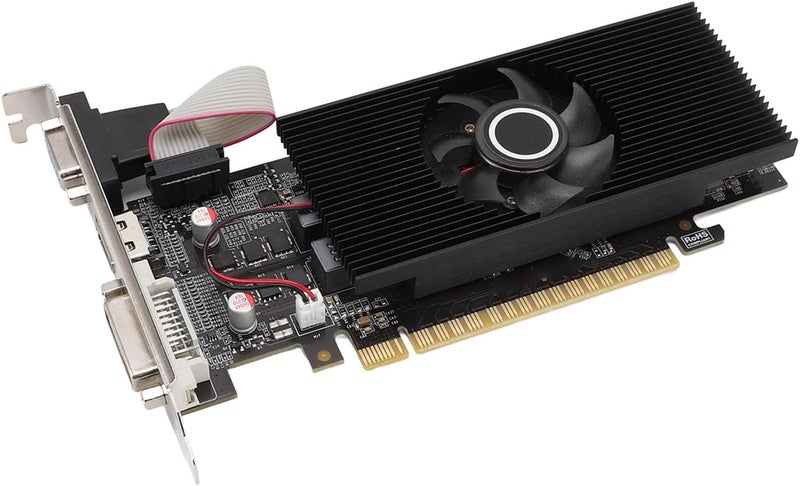 SUNGOOYUE Graphics Card, 2GB 128 Bit GDDR5 PCI Express 3.0 x8 Computer Video Card with Cooling Fan, for ATX Tower ITX SFF Computer Cases - Image 4