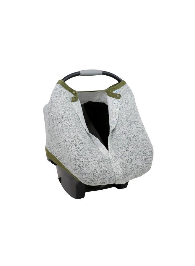 Little Unicorn Breathable Car Seat Canopy | Magnetic Closure & Universal Fit | Cover Baby from Elements (Green Seed) - Image 2