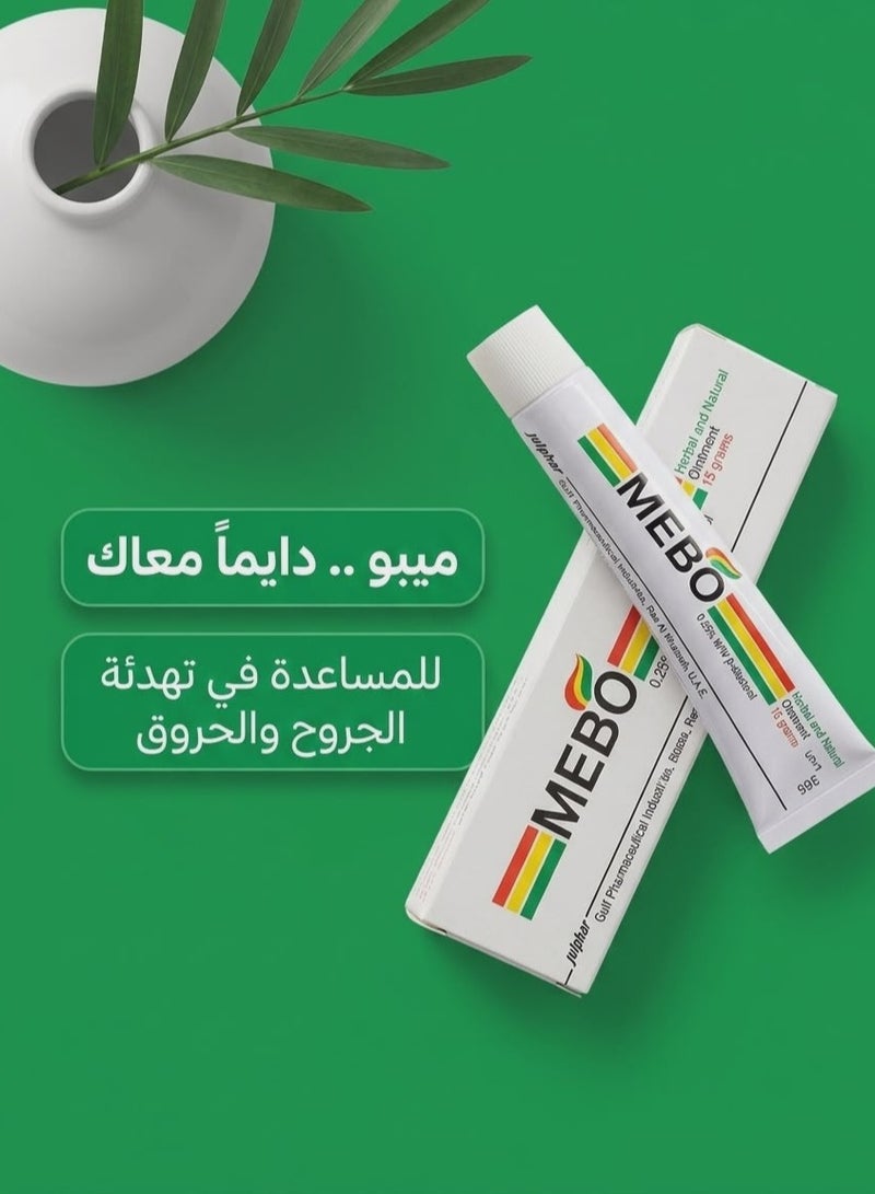 MEBO Ointment for Burns and Wounds - 15g - Image 2